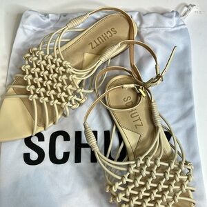 Schutz | Tinah Woven Flat Sandals